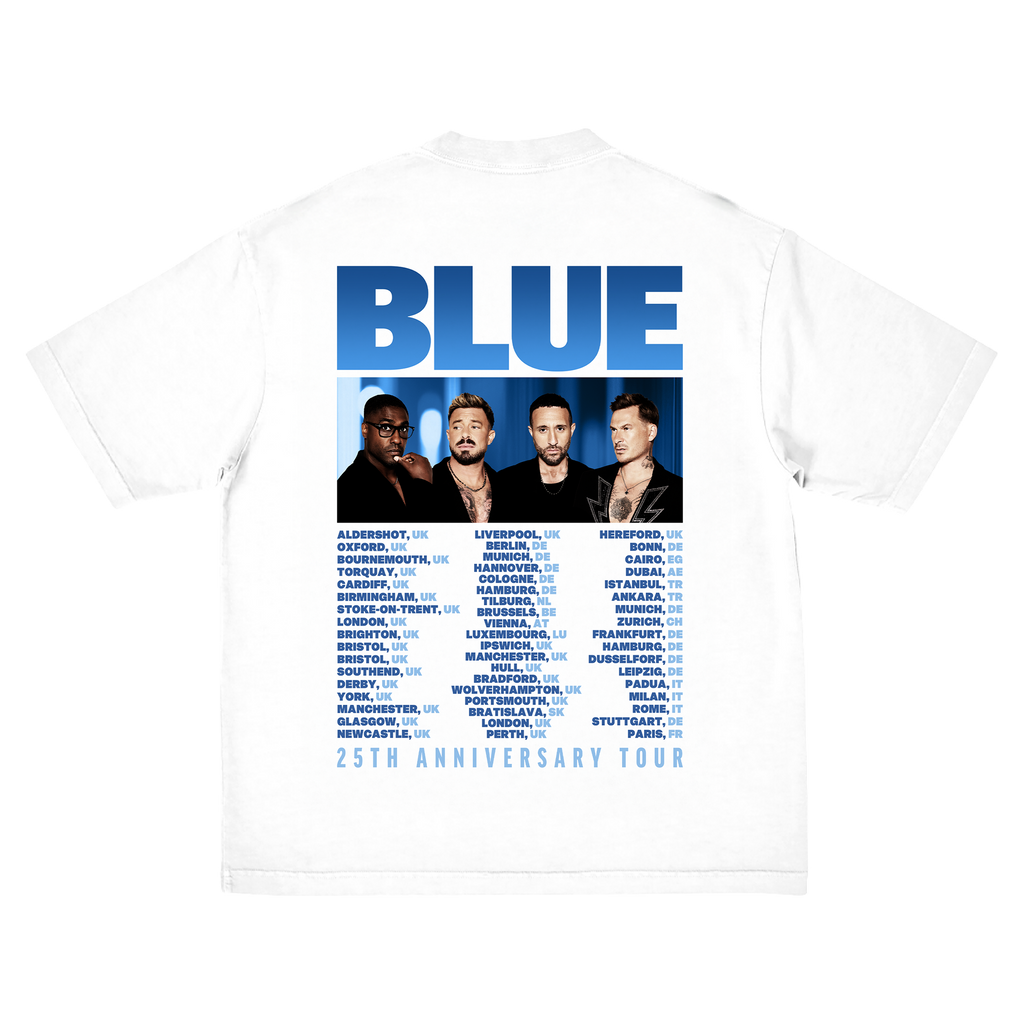 25th Anniversary Tour White Tee